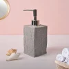 VON CASA Grey Polyresin Soap Dispenser
