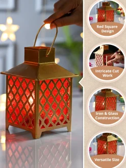 VON CASA Iron Golden + Red Lantern