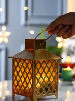 VON CASA Iron Golden + Yellow Lantern