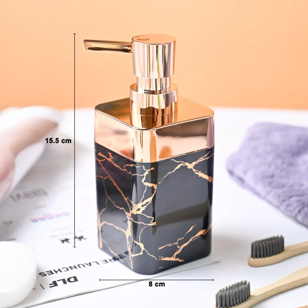 VON CASA Marble Soap Dispenser - Black