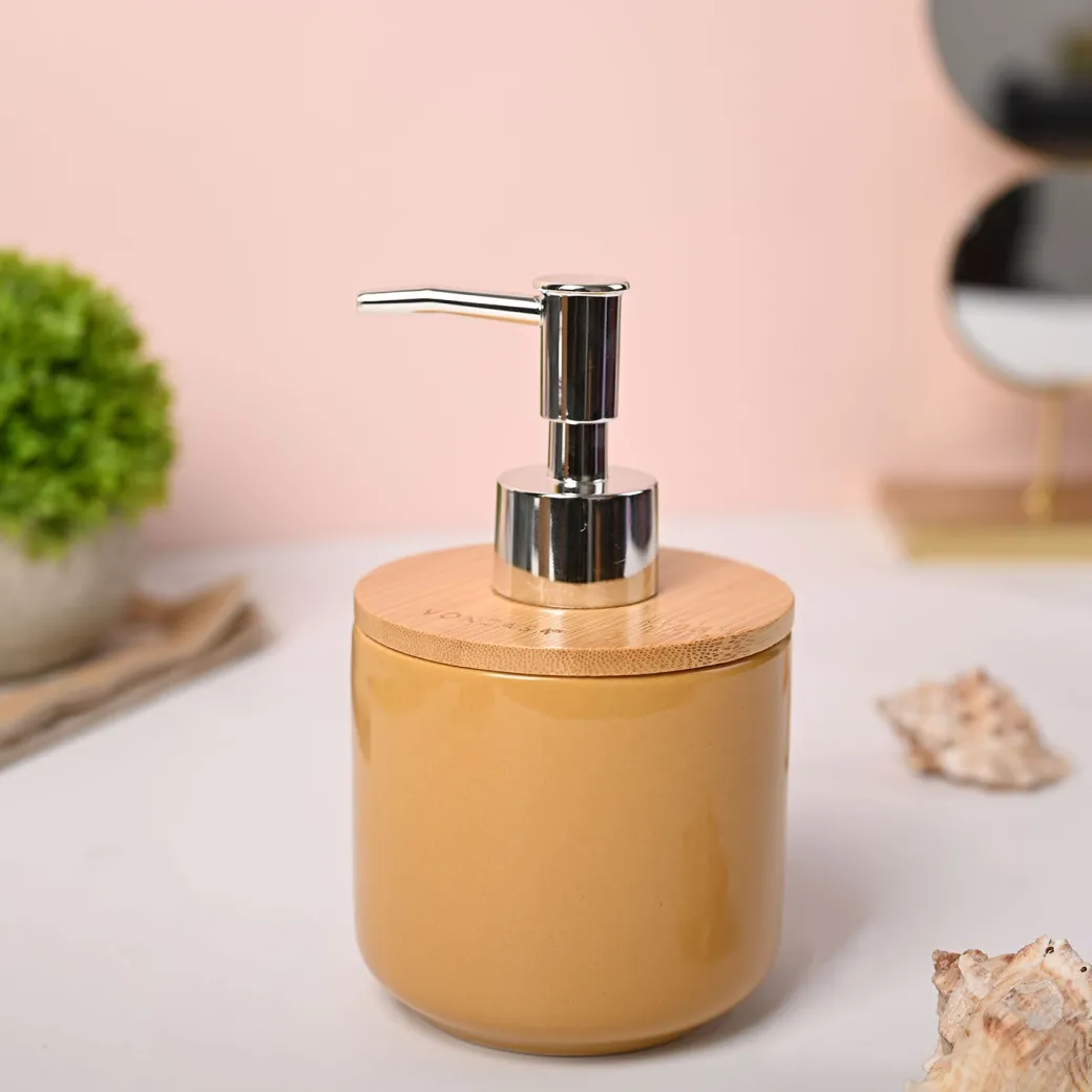 VON CASA Mustard Soap Dispenser - 350ml