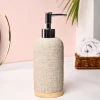 VON CASA Off-White Polyresin Soap Dispenser - 310ml