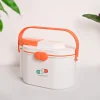 VON CASA Orange White Plastic First Aid Box