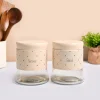 VON CASA Peach Argyle Biscuit & Namkeen Jar Set