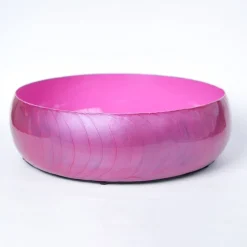VON CASA Pink Decorative Bowl (Peach Enamel)