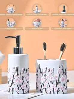 VON CASA White Bathroom - Set Of 2