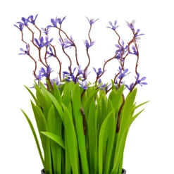 VON CASA White Flower Decorative Artificial Potted Plant