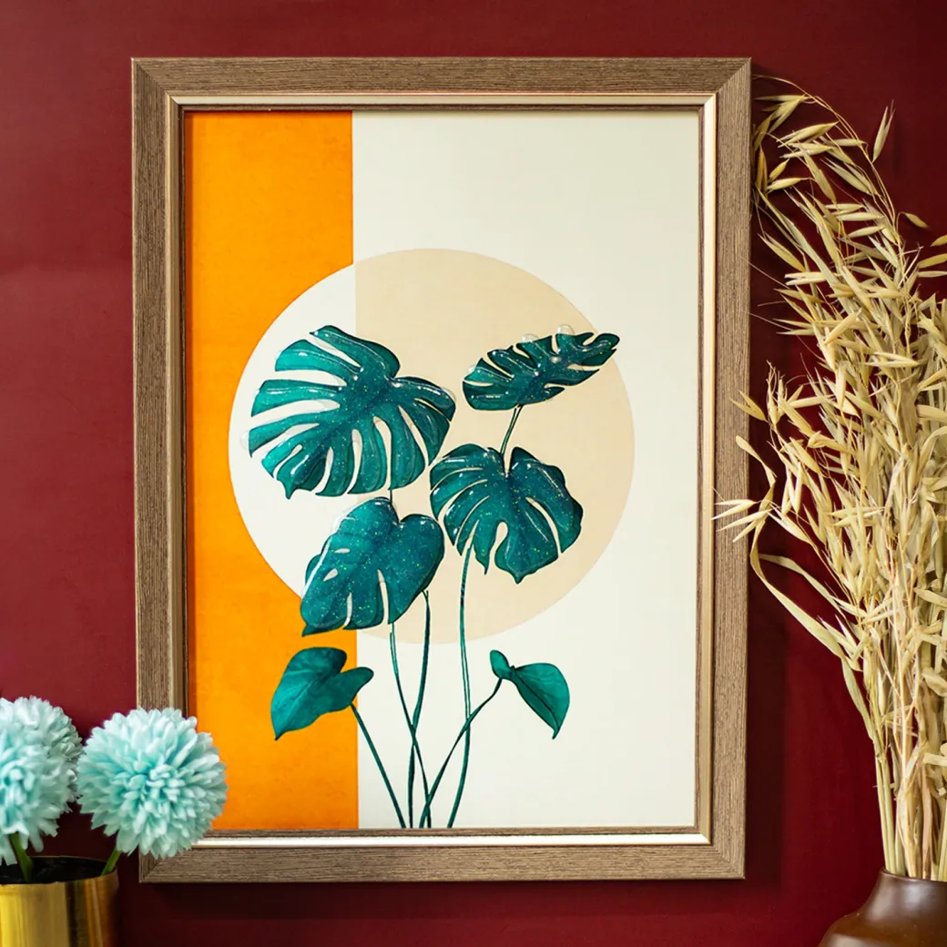 Wall Décor Painting - Leafs