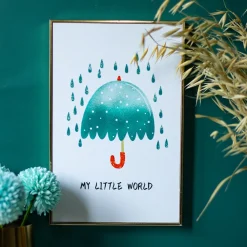 Wall Décor Painting - Umbrella
