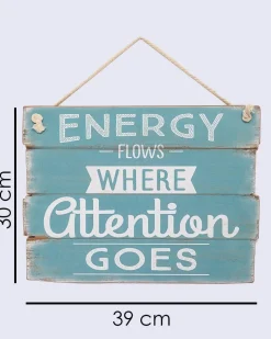 Wall Plaque, Wall Décor, Blue, MDF