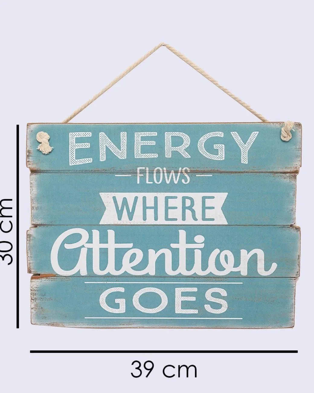 Wall Plaque, Wall Décor, Blue, MDF