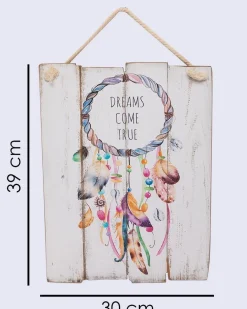 Wall Plaque, Wall Décor, White, MDF