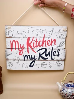 Wall Plaque, Wall Décor, White, MDF