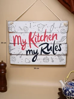 Wall Plaque, Wall Décor, White, MDF