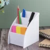 White Plastic Solid Cosmetic Organizer