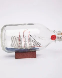 Wishing Bottle, Décor Piece, Red, Glass