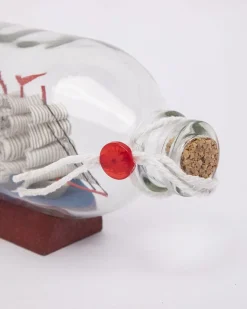 Wishing Bottle, Décor Piece, Red, Glass