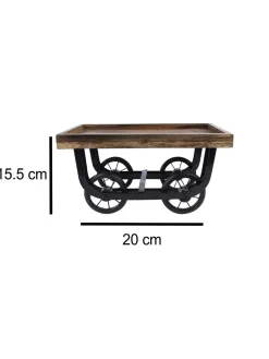 Wooden Serving Tray/Kart/Platters Thela for 'Dining Table